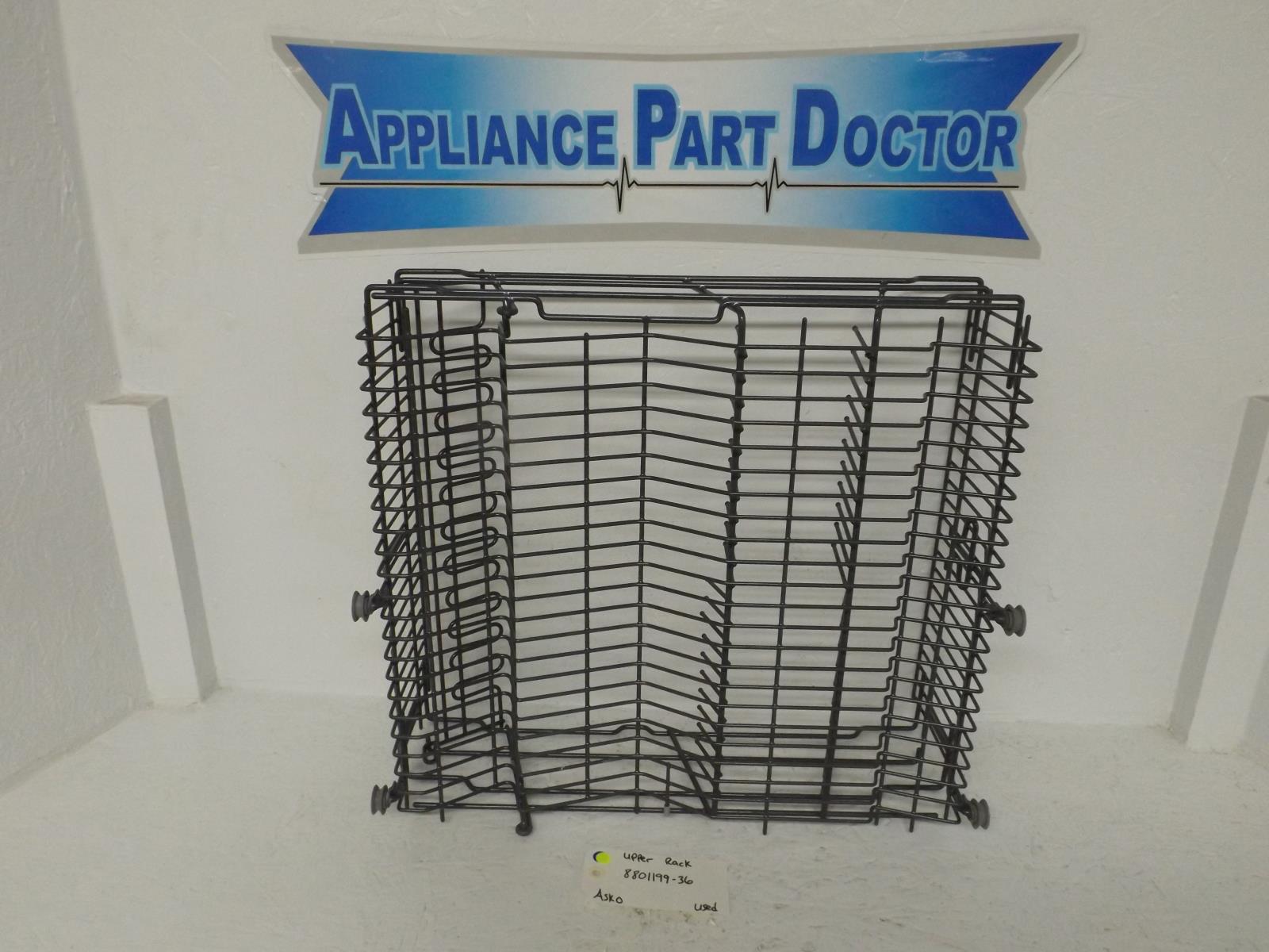ASKO Dishwasher 8801199-36 Upper Rack Used ASKO Dishwasher 8801199-36 Upper Rack Used